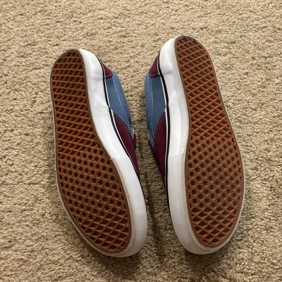 Vans Skate slip on moonlight blue & maroon men’s shoes size 12 - Picture 3 of 4